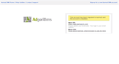 Desktop Screenshot of adgorithms.karmacrm.com