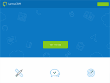 Tablet Screenshot of karmacrm.com